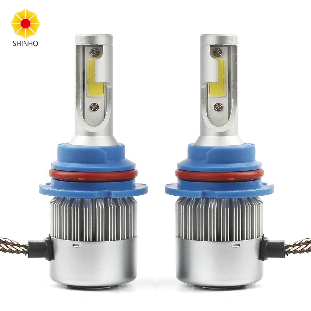 

2PCS 72W 5202 Car Headlight Light H13 9008 H/L 9007 HB5 Hi Lo LED Headlamp Fog Driving Lamp Replacement Bulb DRL Light 6000K