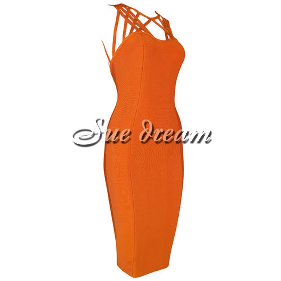 2021 Summer New Women Sleeveless O Neck Bandage Dress Sexy Bodycon Hollow Out Lace Up Celebrity Party Orange Dresses Vestidos
2021 Summer New Women Sleeveless O Neck Bandage Dress Sexy Bodycon Hollow Out Lace Up Celebrity Party Orange Dresses Vestidos