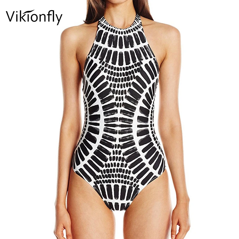Vikionfly Back Lace Up Swimsuit Women One Piece 2021 Black And White Printed Sexy Backless Padded Bikini Monokini Bathing Suit
Vikionfly Back Lace Up Swimsuit Women One Piece 2021 Black And White Printed Sexy Backless Padded Bikini Monokini Bathing Suit