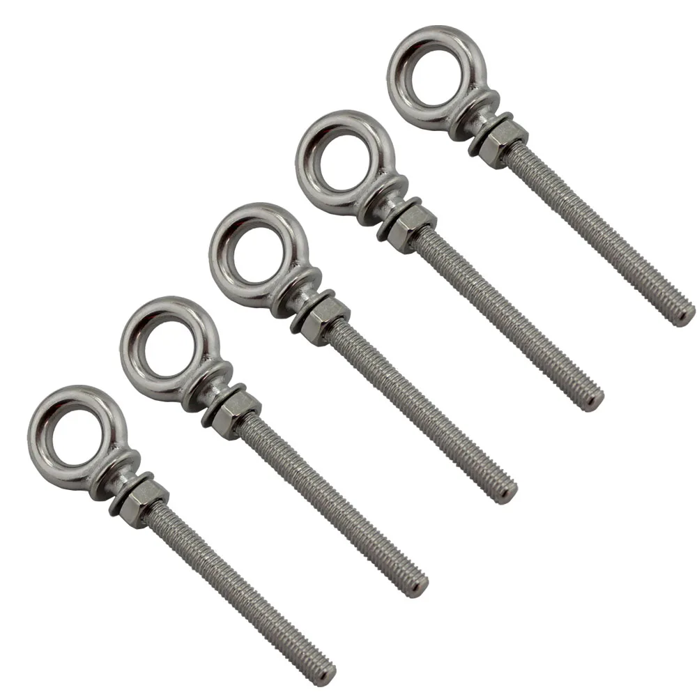 316Stainless Marine Heavy Lifting Long Eye Bolt Marine Lifting HX Long Eye Bolt Ring Screw Loop Hole for Cable Rope M6 M8 M10
316Stainless Marine Heavy Lifting Long Eye Bolt Marine Lifting HX Long Eye Bolt Ring Screw Loop Hole for Cable Rope M6 M8 M10