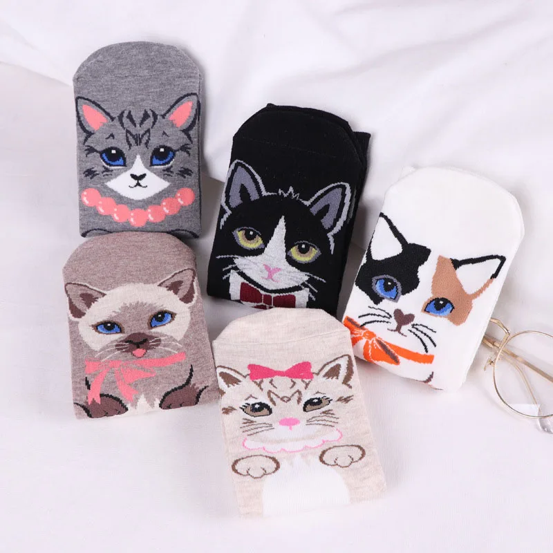[WPLOIKJD] корейские милые семейные женские носки с животными хипстерские Креативные