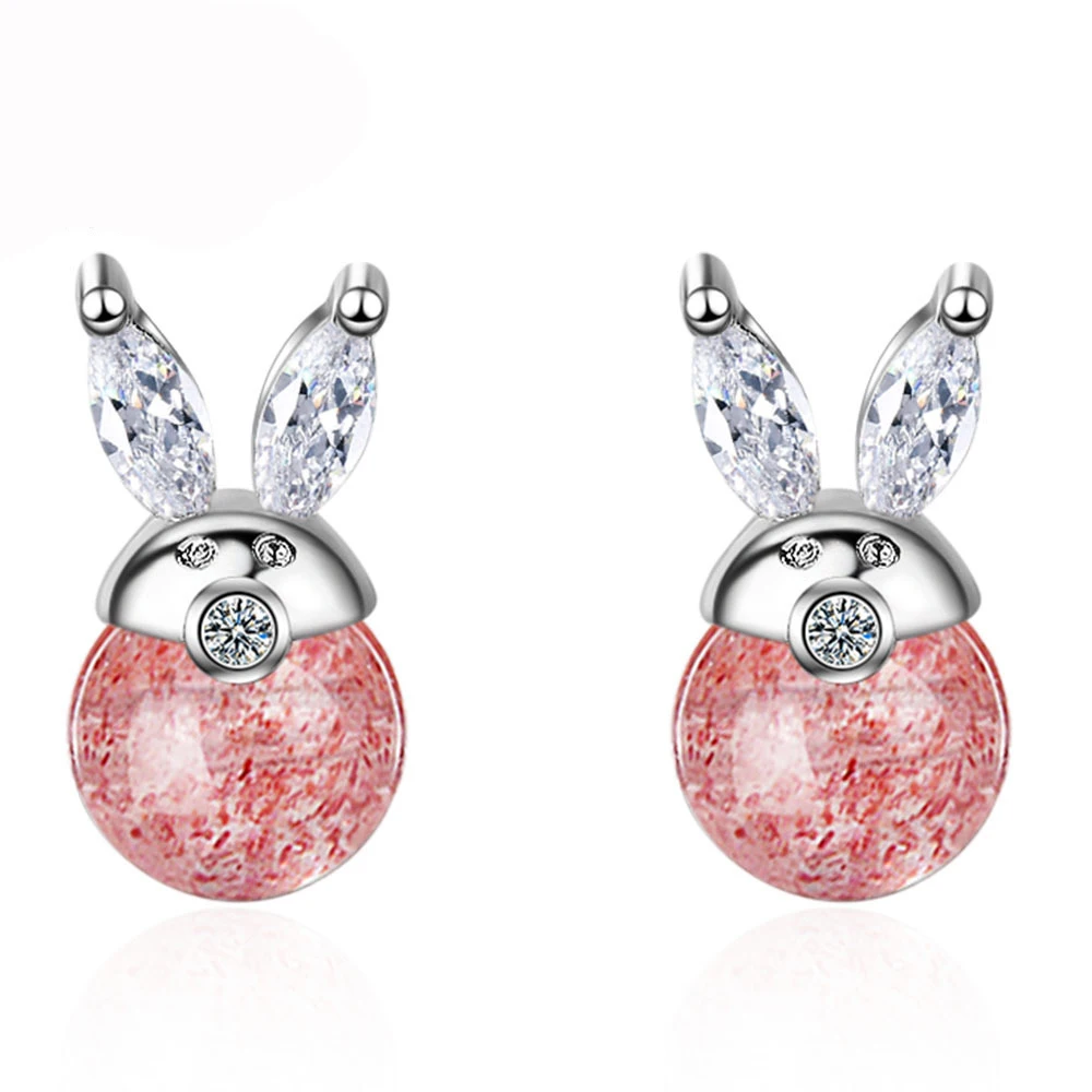 Utimtree Cute Rabbit Design Fashion Animal Stud earrings for Women Girls Party Jewelry Gifts CZ Zircon Earring Birthday Gifts
Utimtree Cute Rabbit Design Fashion Animal Stud earrings for Women Girls Party Jewelry Gifts CZ Zircon Earring Birthday Gifts
