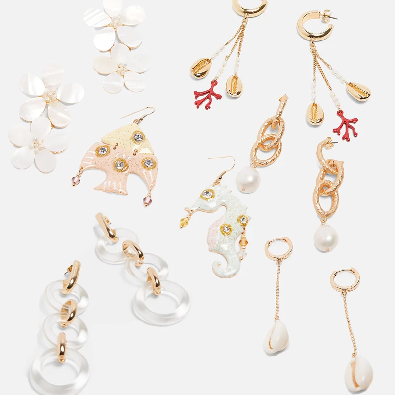 New Arrival ZA Sea Ocean Conch For Women Summer Gifts Wedding Party Jewelry Pearl Shell Dangle Earrings Brincos 2022 Trend
New Arrival ZA Sea Ocean Conch For Women Summer Gifts Wedding Party Jewelry Pearl Shell Dangle Earrings Brincos 2022 Trend