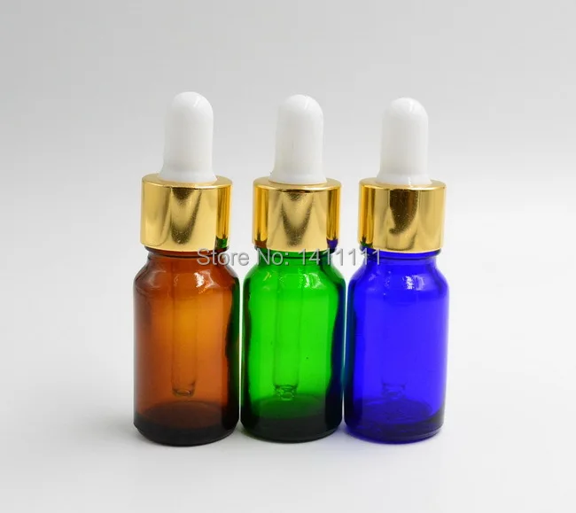 10ml 1/3OZ Amber Glass Dropper Bottles Vials Essential Oil Empty Bottle with Eye by DHL/EMS Free Ship 700PCS/LOT | Красота и здоровье