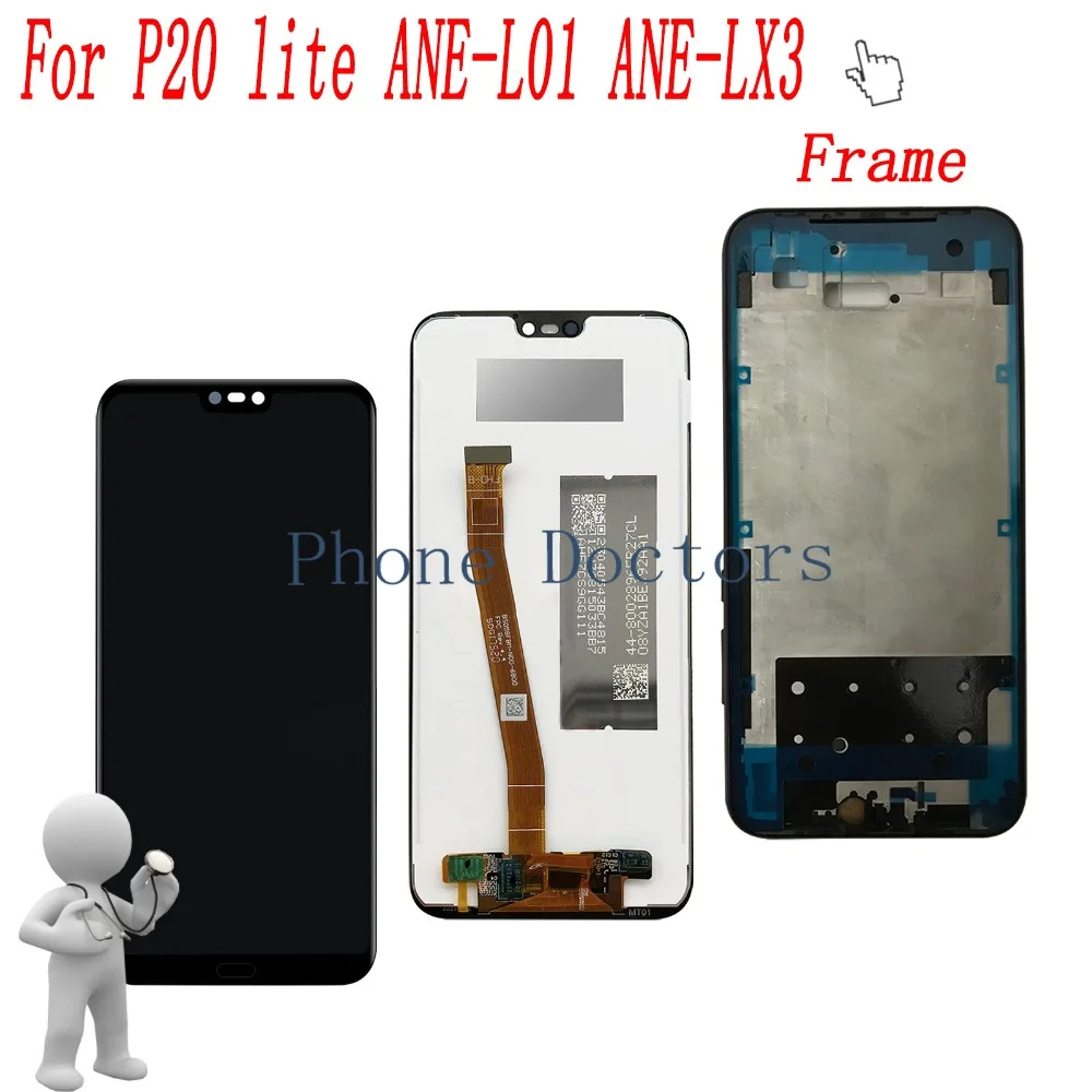 5.84'' Full LCD DIsplay +Touch Screen Digitizer / Frame Cover Assembly For Huawei P20 lite ANE-L01 ANE-LX3 / LX2 / L21 L22 / L23
5.84'' Full LCD DIsplay +Touch Screen Digitizer / Frame Cover Assembly For Huawei P20 lite ANE-L01 ANE-LX3 / LX2 / L21 L22 / L23