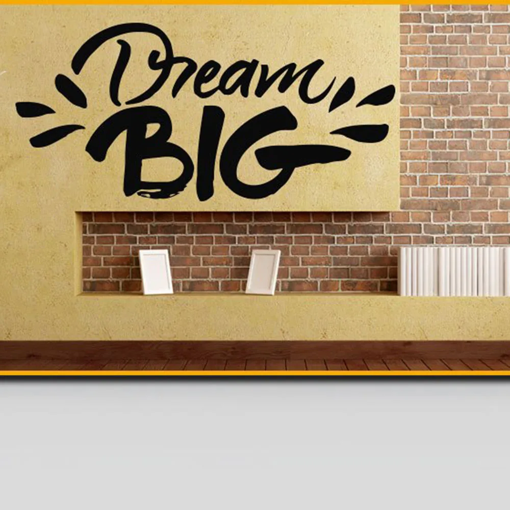 Wall Decals Quotes Art Big Dream Wall Ornament Window Vinyl Decors Wall Stickers Home Bedroom Self Adhesive Removable B146
Wall Decals Quotes Art Big Dream Wall Ornament Window Vinyl Decors Wall Stickers Home Bedroom Self Adhesive Removable B146