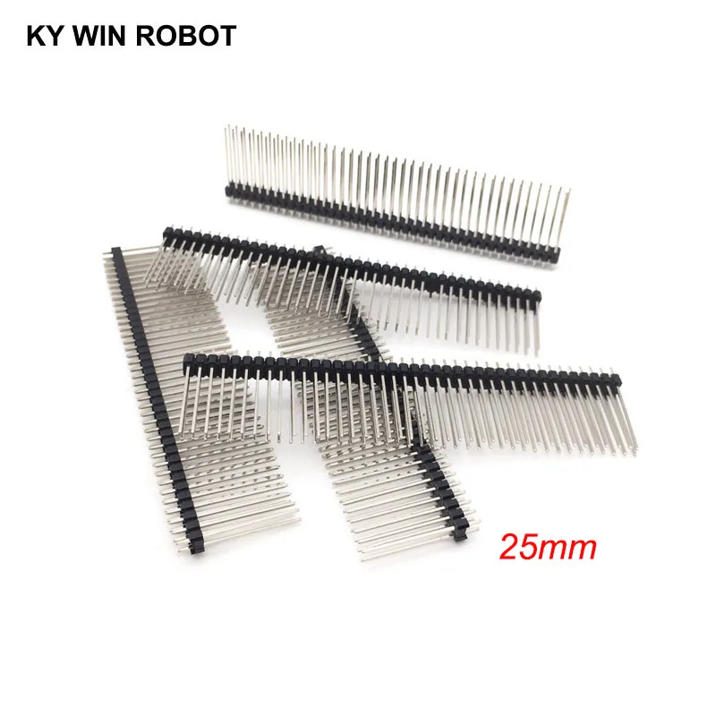 5PCS Single Row Male 2*40 40Pin 2.54mm 2X40 25mm Height Long Breakable Pin Header
5PCS Single Row Male 2*40 40Pin 2.54mm 2X40 25mm Height Long Breakable Pin Header