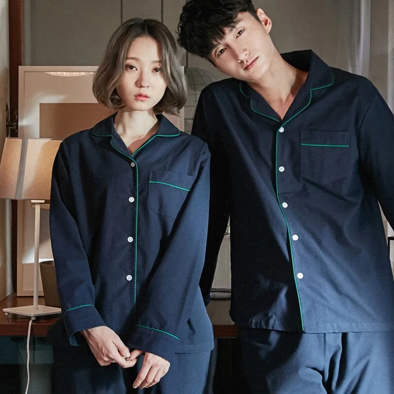 Couples Pajama Sets Long Sleeve Lovers' Clothes Sleepwear Solid Pijama Cartoon Sleepwear Casual Home Wear Big Size 2pcs/set
Couples Pajama Sets Long Sleeve Lovers' Clothes Sleepwear Solid Pijama Cartoon Sleepwear Casual Home Wear Big Size 2pcs/set