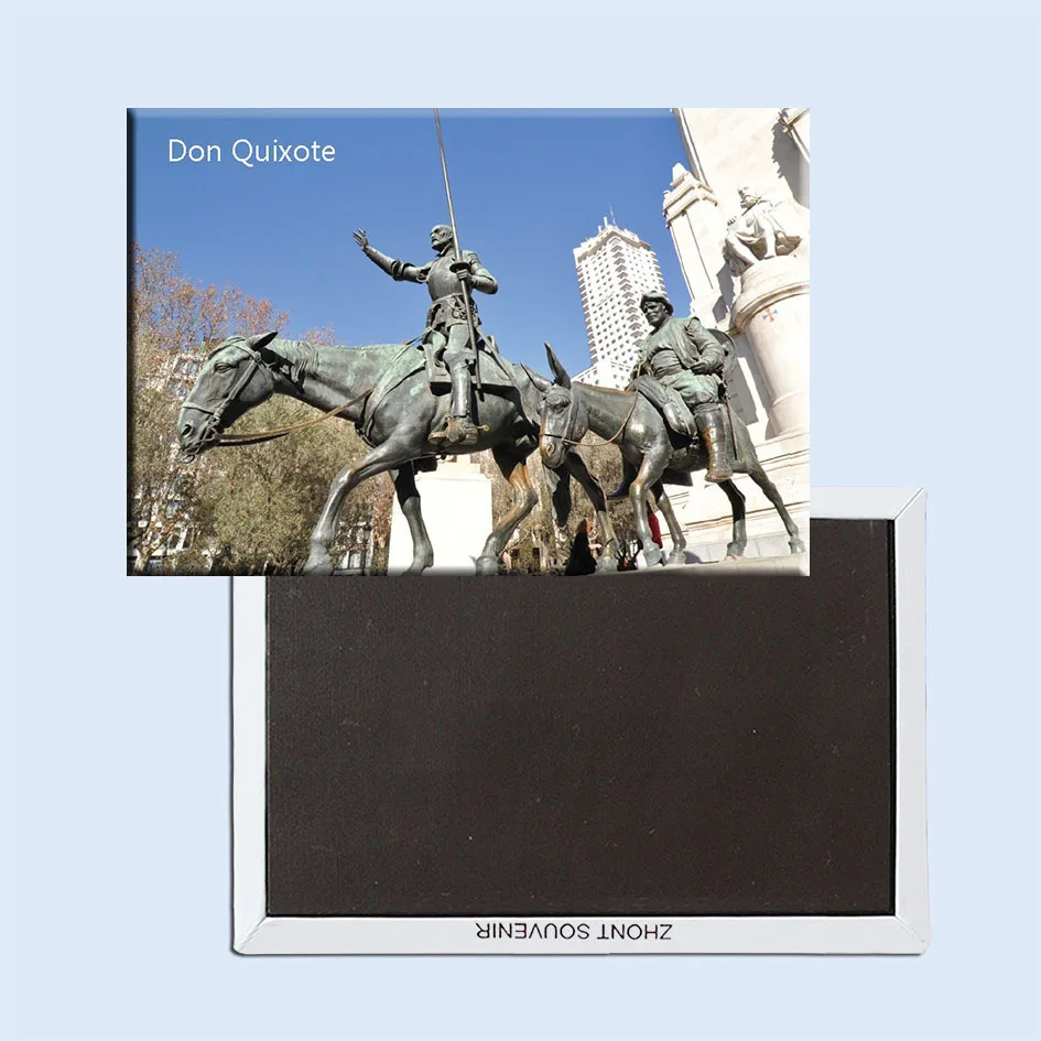 Tourist Magnets SOUVEMAG Spain Novelist Cervantes Don Quixote Sculpture Metal Fridge Magnet 5347
Tourist Magnets SOUVEMAG Spain Novelist Cervantes Don Quixote Sculpture Metal Fridge Magnet 5347