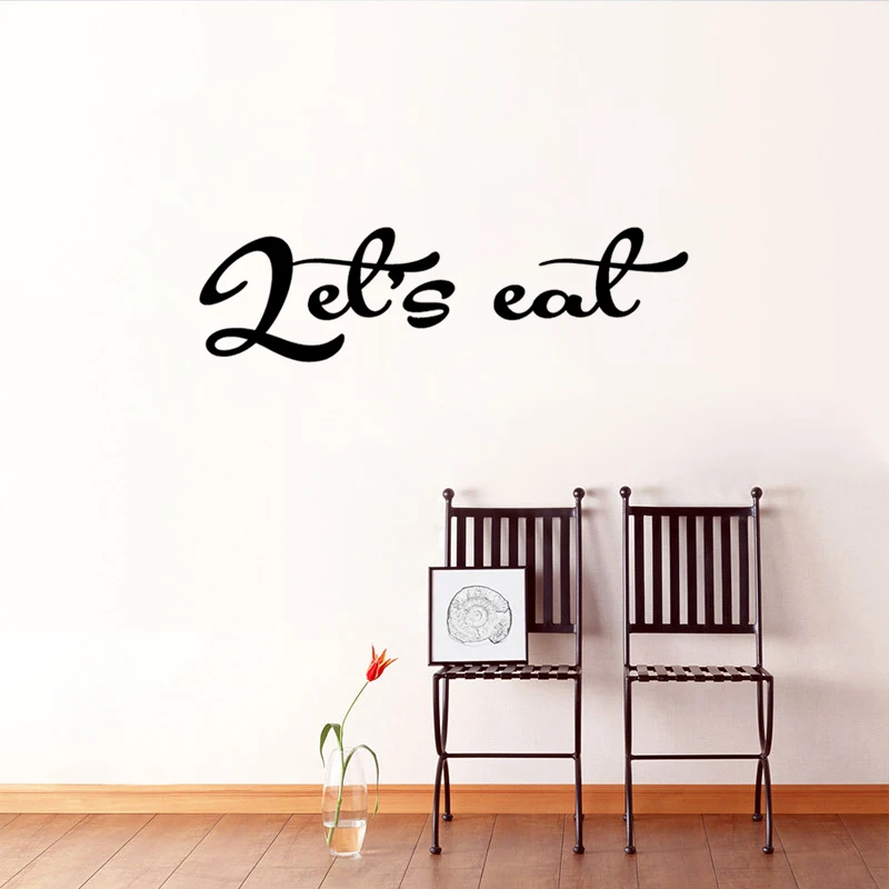 Vinyl Office Wall Decal Stickers Quote Words Let's Eat Inspiring Letters Living room Bedroom Home Decor Art Mural JG4031
Vinyl Office Wall Decal Stickers Quote Words Let's Eat Inspiring Letters Living room Bedroom Home Decor Art Mural JG4031