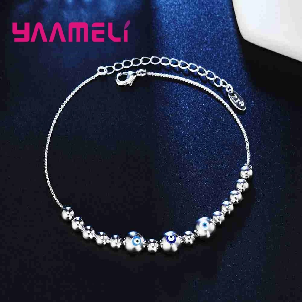 925 Sterling Silver Jewelry Women Female Charming Bracelets For Party Engagement Present
925 Sterling Silver Jewelry Women Female Charming Bracelets For Party Engagement Present
