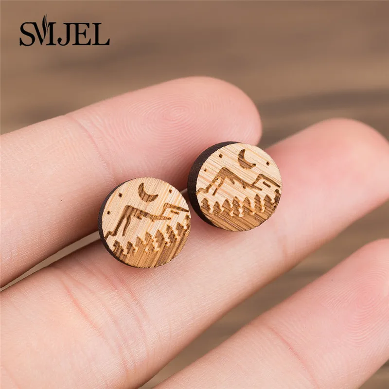 SMJEL Fashion Snow Mountain Stud Earrings for Women Vintage Moon Night landscape Earrings Ear Jewelry Kids Accessoories
SMJEL Fashion Snow Mountain Stud Earrings for Women Vintage Moon Night landscape Earrings Ear Jewelry Kids Accessoories