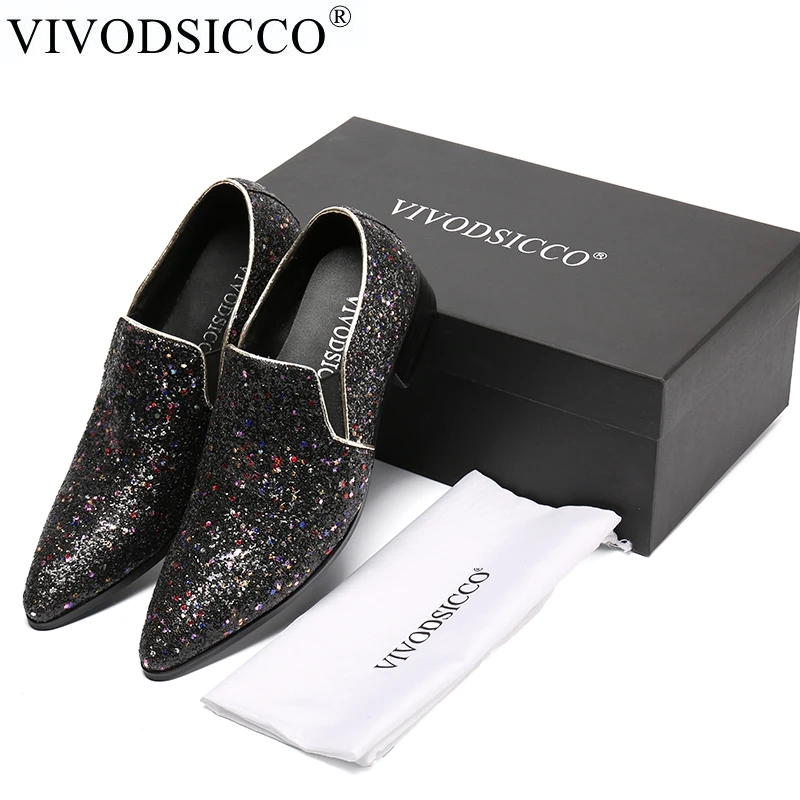VIVODSICCO New Style Handmade Vintage Men Sequins Genuine Leather Dress Shoes With Classical Party Men Loafers Wedding shoe
VIVODSICCO New Style Handmade Vintage Men Sequins Genuine Leather Dress Shoes With Classical Party Men Loafers Wedding shoe