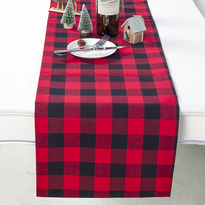 2 PCS 180*36cm Burlap Tablecover Xmas Table Flag Table Mat New Creative Christmas Plaid Placemat for Christmas Table Decor
2 PCS 180*36cm Burlap Tablecover Xmas Table Flag Table Mat New Creative Christmas Plaid Placemat for Christmas Table Decor