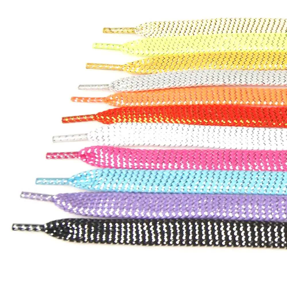 1 Pair 110cm Sport Sneakers Flat Shoelaces Gold Silver Rope Bootlaces Shoe Laces Strings Dropshipping
1 Pair 110cm Sport Sneakers Flat Shoelaces Gold Silver Rope Bootlaces Shoe Laces Strings Dropshipping