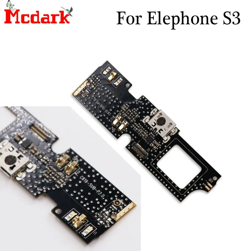 Плата зарядная Mcdark для Elephone S3 USB штекер аксессуары ремонта телефонов S3|Шлейфы