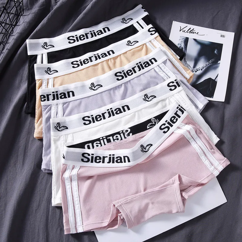 3PCS Underwear Female Pure Cotton Crotch Mid-waist Leisure Sports Summer Ice Silk Traceless Underwear Female Women Panties
3PCS Underwear Female Pure Cotton Crotch Mid-waist Leisure Sports Summer Ice Silk Traceless Underwear Female Women Panties