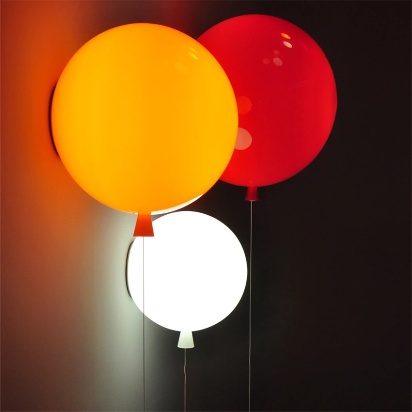 Modern Color Balloon Wall Lamp Bedroom Children's Room Aisle Sconce Wall Lights Home Deco Study Bedside Decorative Lamps PVC
Modern Color Balloon Wall Lamp Bedroom Children's Room Aisle Sconce Wall Lights Home Deco Study Bedside Decorative Lamps PVC