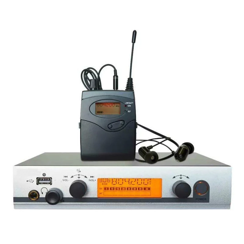 

Wireless in ear monitor system Multiple Receivers in-ear monitoring stage ear monitors UHF PLL IEM System for Live Show Singing
