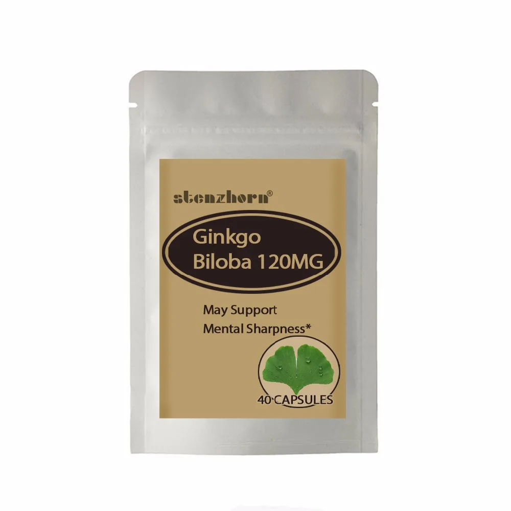 40 шт. Высококачественная формула Ginkgo для поддержки здорового кровообращения