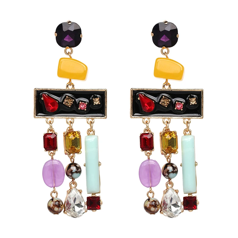 Wholesale JUJIA 2020 Trendy Vintage Crystal Stone Fringe Earrings For Women Statement Jewelry Long Drop Earrings Bijoux
Wholesale JUJIA 2020 Trendy Vintage Crystal Stone Fringe Earrings For Women Statement Jewelry Long Drop Earrings Bijoux