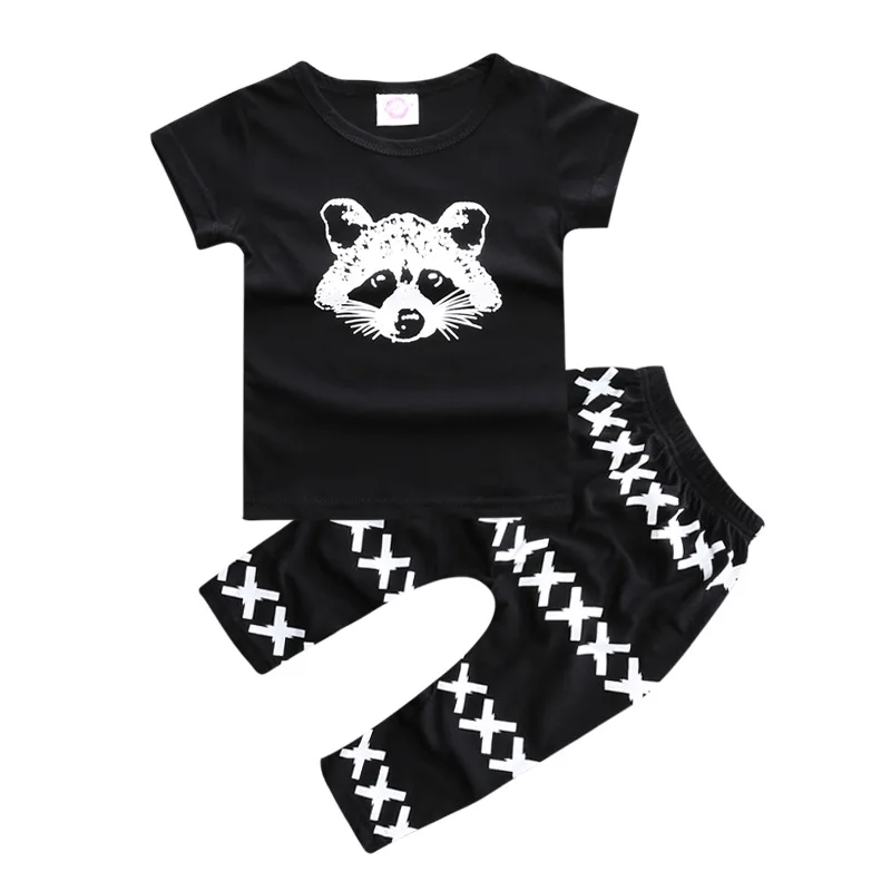 Boys Girls Summer Clothing Sets Animal Letters T Shirt+Pants Trousers Kids 2pcs Suit Children Short Sleeve Outfits Sport Suit
Boys Girls Summer Clothing Sets Animal Letters T Shirt+Pants Trousers Kids 2pcs Suit Children Short Sleeve Outfits Sport Suit
