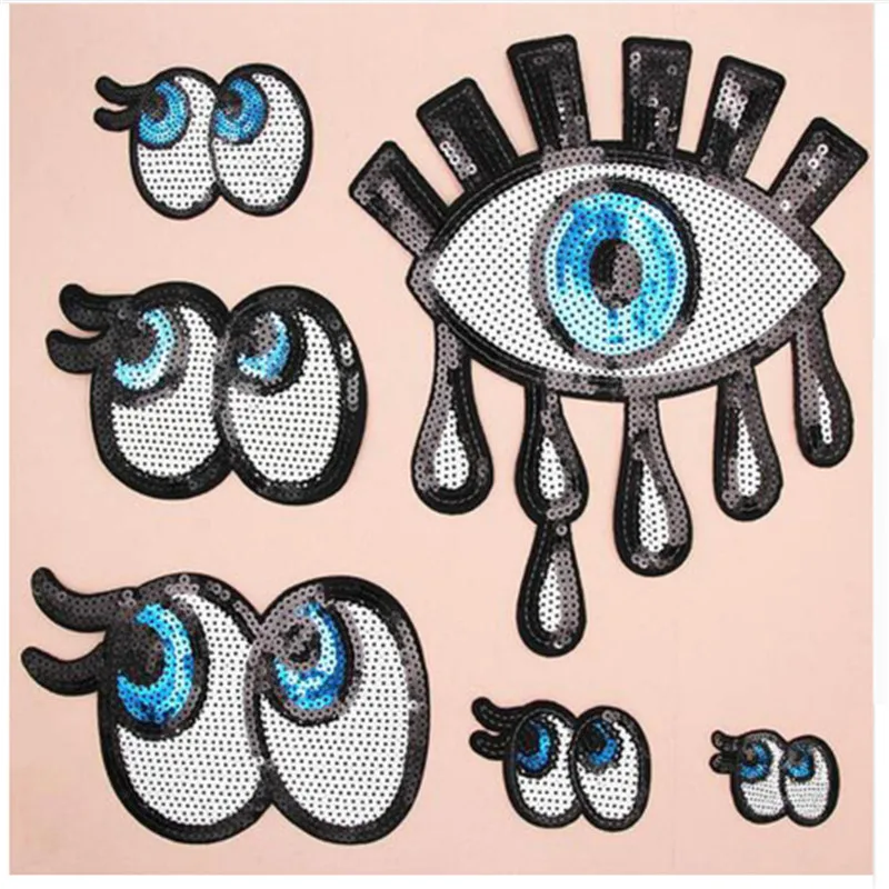 Paillette Sequins Embroidered Eye Patch Clothes Stickers Bag Sew Iron Patches On Applique DIY Apparel Sewing Clothing DIY Craft
Paillette Sequins Embroidered Eye Patch Clothes Stickers Bag Sew Iron Patches On Applique DIY Apparel Sewing Clothing DIY Craft