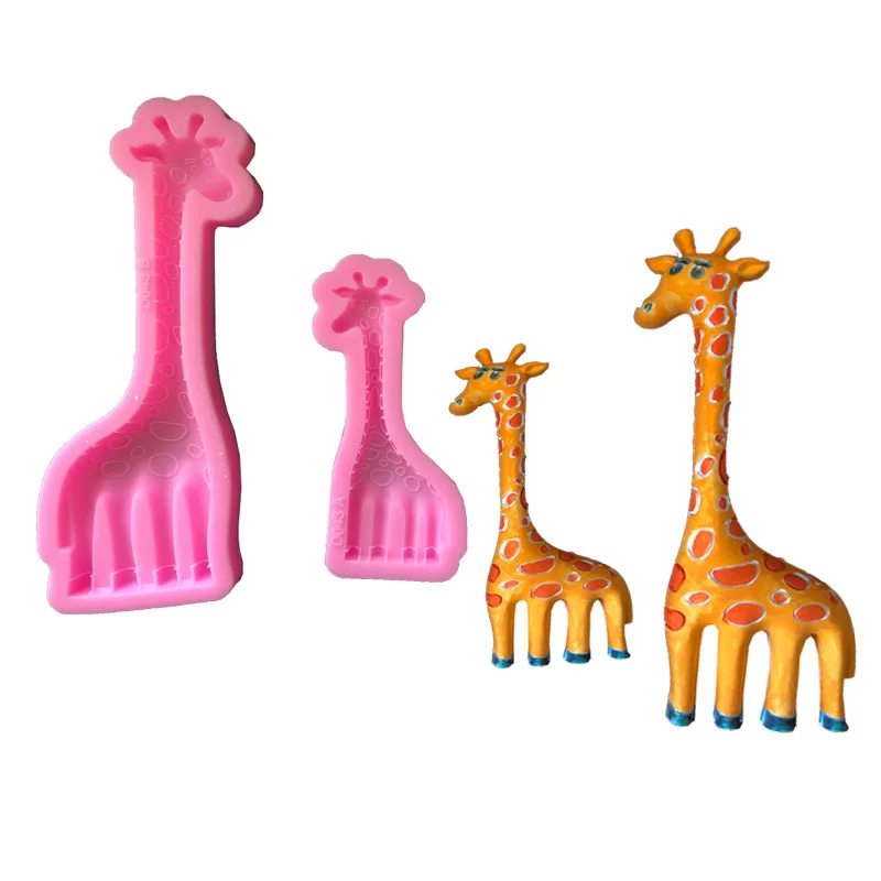 

Giraffe Cooking Tools Silicone Mold For Baking Of Cake Decorating Fondant Kitchen Ware Pastry Clay Resin Sugar Candy