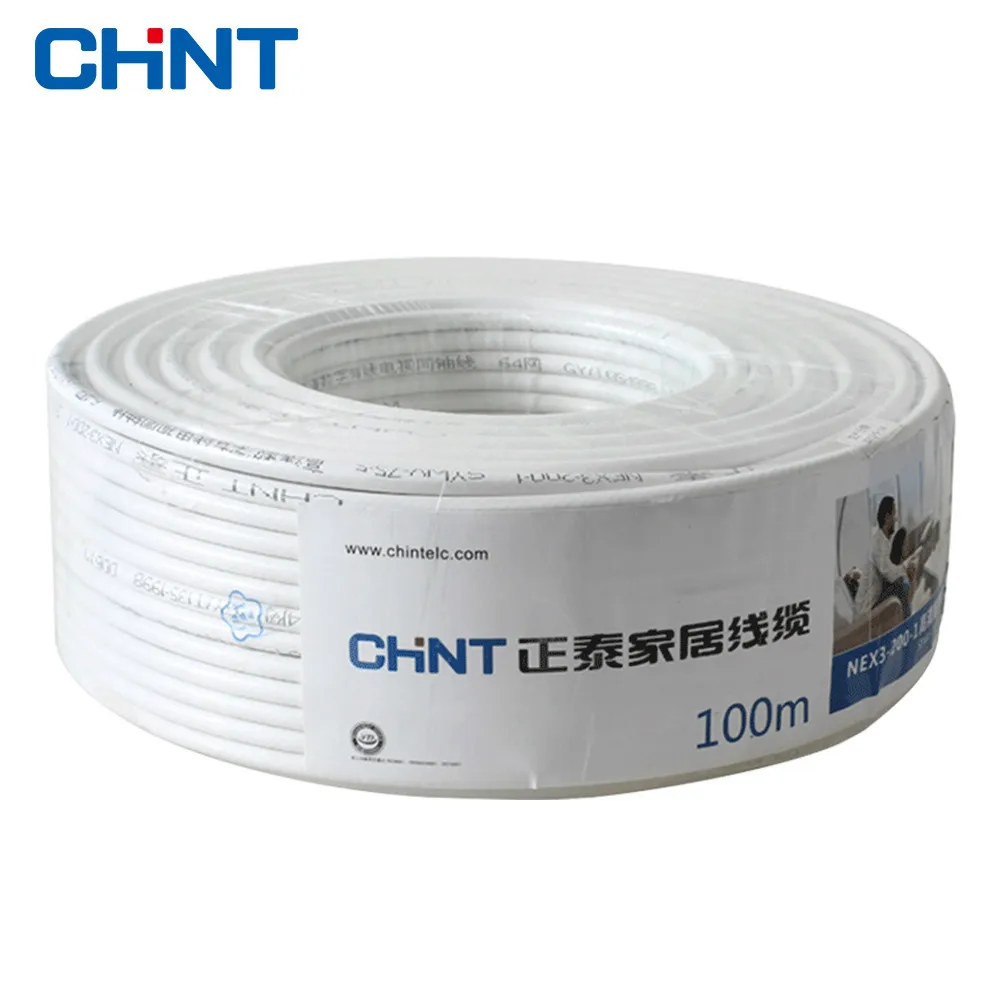 CHNT Electrical Wire And Cable Coaxial Cable Closed Line Cable High - Definition Television Line 100 Meters
CHNT Electrical Wire And Cable Coaxial Cable Closed Line Cable High - Definition Television Line 100 Meters