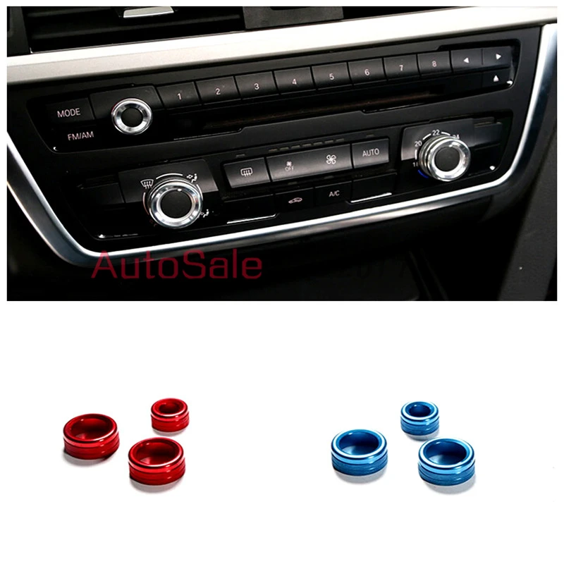 Aluminium Chromium Styling Inner Air Condition knobs Decorative Covers 3pcs Red/Blue/Silver For BMW X6 E71 2009 2010 2011 - 2014
Aluminium Chromium Styling Inner Air Condition knobs Decorative Covers 3pcs Red/Blue/Silver For BMW X6 E71 2009 2010 2011 - 2014
