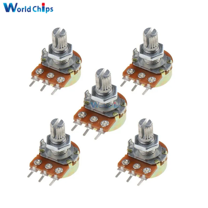 10PCS High Quality WH148 B1K Ohm 3 Pin Linear Potentiometer 15mm Shaft With Nuts And Washers Hot
10PCS High Quality WH148 B1K Ohm 3 Pin Linear Potentiometer 15mm Shaft With Nuts And Washers Hot