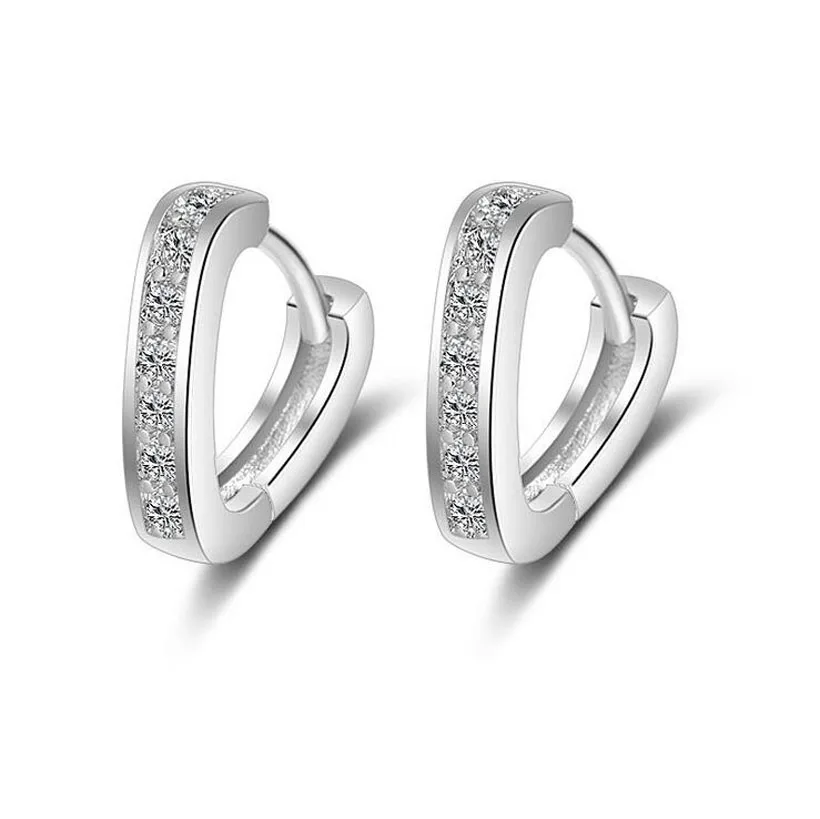 Fashion 925 Silver Clear Zircon Lover Heart Hoop Earrings For Baby Kids Girls Child Women Cute Loop Huggie Earring Jewelry EH149
Fashion 925 Silver Clear Zircon Lover Heart Hoop Earrings For Baby Kids Girls Child Women Cute Loop Huggie Earring Jewelry EH149