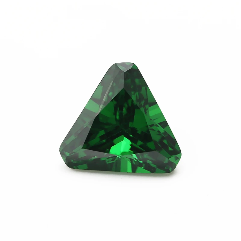 Size 5*5~8*8mm Triangle Shape Chamfered Coner 5A Green CZ Stone Synthetic Gems Cubic Zirconia For Jewelry 
Size 5*5~8*8mm Triangle Shape Chamfered Coner 5A Green CZ Stone Synthetic Gems Cubic Zirconia For Jewelry
