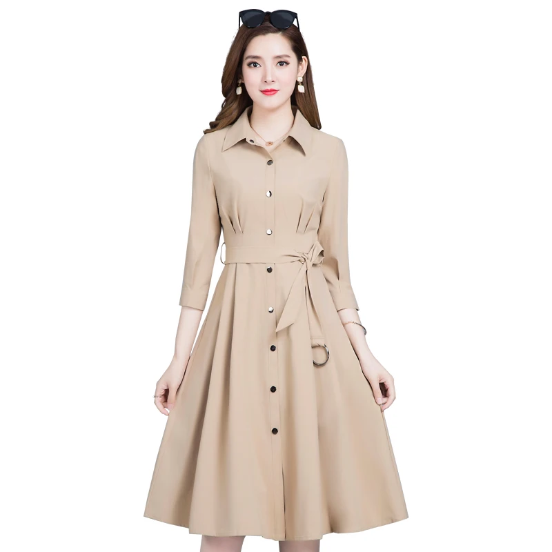 2020 Spring Autumn Women's Casual Long trench Coat fashion Oversize Vintage belt Thin Outwear Windbreaker Female M-4XL
2020 Spring Autumn Women's Casual Long trench Coat fashion Oversize Vintage belt Thin Outwear Windbreaker Female M-4XL