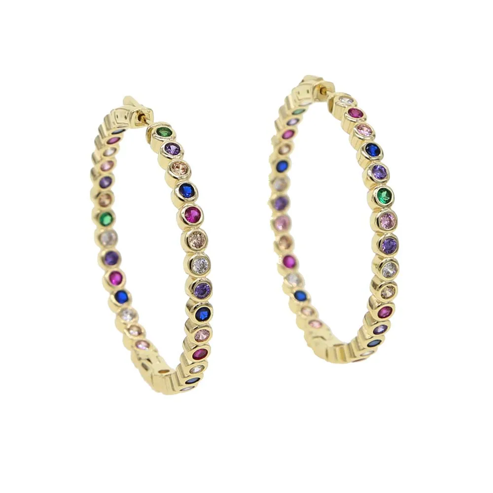 50mm big hoop earrings gold color Micro cubic zirconia round bezel band fashion Huggie hoop earring for women with spring clasp
50mm big hoop earrings gold color Micro cubic zirconia round bezel band fashion Huggie hoop earring for women with spring clasp