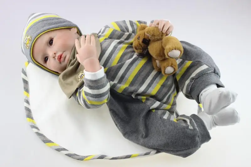22" Reborn baby boy dolls Bebe alive reborn silicone reborn babies for children gift play house toys bonecas brinquedos
22" Reborn baby boy dolls Bebe alive reborn silicone reborn babies for children gift play house toys bonecas brinquedos