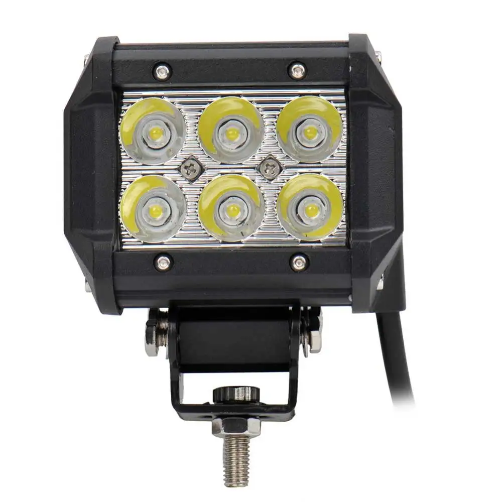 1 PCS 18W LED Work Light 6 LED Bulbs Flood Beam Spot Beam for Off Road 4WD Car SUV Boat Truck 12V 24V 18W 6000K Work Lamp 4 Inch
1 PCS 18W LED Work Light 6 LED Bulbs Flood Beam Spot Beam for Off Road 4WD Car SUV Boat Truck 12V 24V 18W 6000K Work Lamp 4 Inch