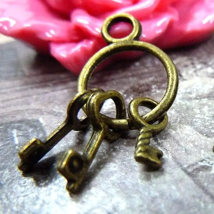 30pcs 13*24mm Antique Bronze Silver Key Chain Wholesale DIY Jewellery Accessories Vintage Metal Alloy Pendant Decorations
30pcs 13*24mm Antique Bronze Silver Key Chain Wholesale DIY Jewellery Accessories Vintage Metal Alloy Pendant Decorations