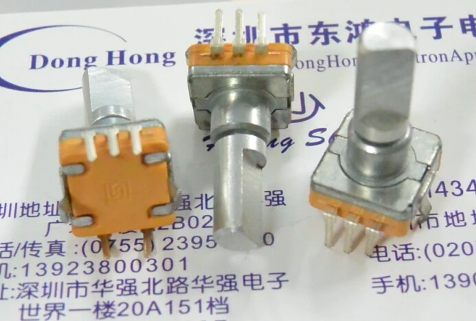 2PCS/LOT High quality EC11 type encoder with switch non positioning number 15 pulse shaft length 20mm
2PCS/LOT High quality EC11 type encoder with switch non positioning number 15 pulse shaft length 20mm