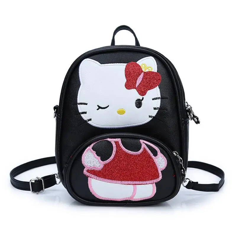 Мультфильм рисунок Hello Kitty школьные рюкзаки для девочек Дети Сумки Ранец детский