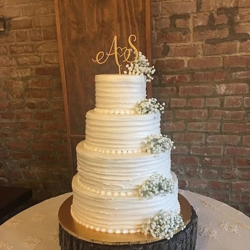 Изготовленный На Заказ Топпер для торта на свадьбу персонализированные
