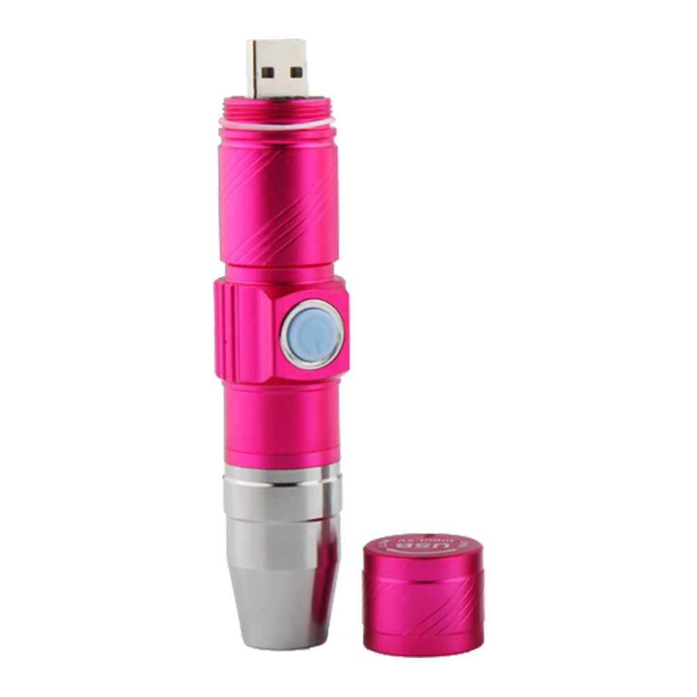 Multifunction USB Charging UV Flashlight Home Check Money Portable Glow Fluorescent Agent Luminous Pen Practical Invisible Ink | Лампы и