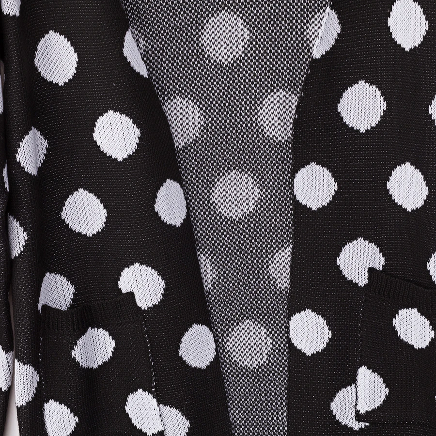 Polka Dot Rib Cardigan Sweater Womens Fall Winter Tunic Knitting Dots Cardigans Coat with pockets Long Knitwear
Polka Dot Rib Cardigan Sweater Womens Fall Winter Tunic Knitting Dots Cardigans Coat with pockets Long Knitwear