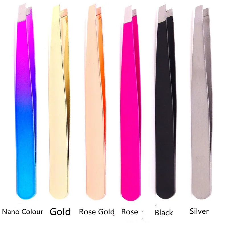 1pc Stainless Steel 6 color Professional Eyebrow Tweezers Eye Brow Clips Tweezers Hair Removal
1pc Stainless Steel 6 color Professional Eyebrow Tweezers Eye Brow Clips Tweezers Hair Removal