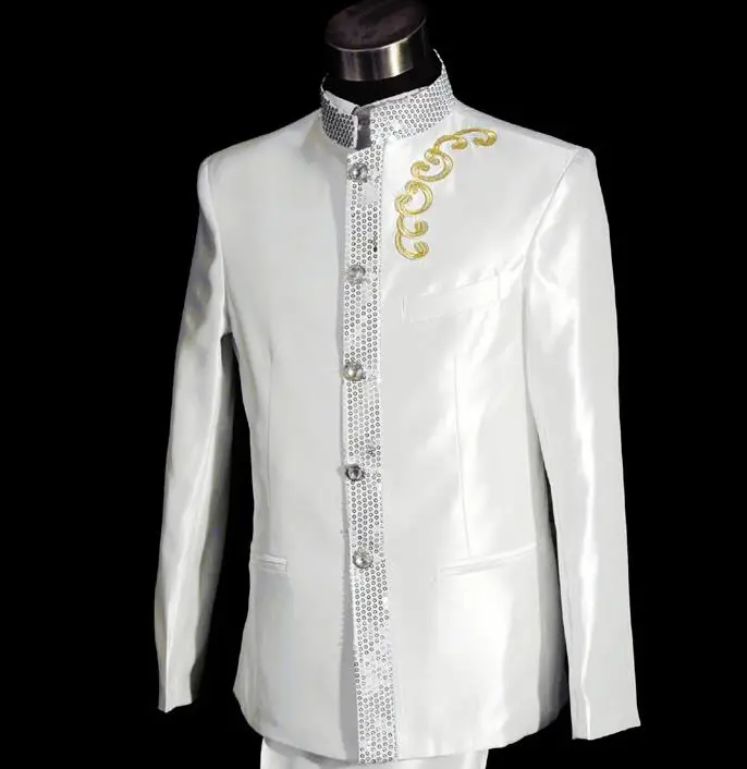 Blazer men formal dress latest coat pant designs suit men costume embroidered sequins trouser marriage wedding suits for men's
Blazer men formal dress latest coat pant designs suit men costume embroidered sequins trouser marriage wedding suits for men's
