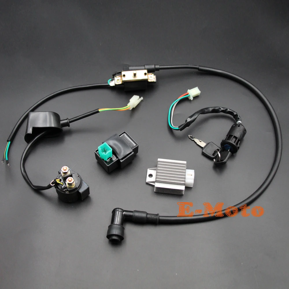 Regulator Rectifier Relay Ignition Coil CDI Key Switch For 125cc 110cc 90cc 70cc 50cc Chinease ATV Quad Gokart Dirt Pit Bike
Regulator Rectifier Relay Ignition Coil CDI Key Switch For 125cc 110cc 90cc 70cc 50cc Chinease ATV Quad Gokart Dirt Pit Bike