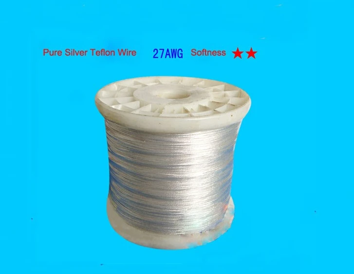 27AWG 100% Pure Silver Wire Cable 14 core 14/0.10mm, diameter 0.68mm For DIY 30meter
27AWG 100% Pure Silver Wire Cable 14 core 14/0.10mm, diameter 0.68mm For DIY 30meter