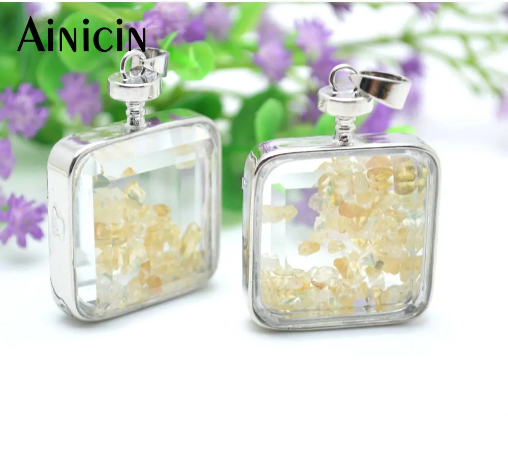 10pcs Natural Cirtine Gravel Beads Transparency Glass Box Necklace Fashion Jewelry Making Materials
10pcs Natural Cirtine Gravel Beads Transparency Glass Box Necklace Fashion Jewelry Making Materials