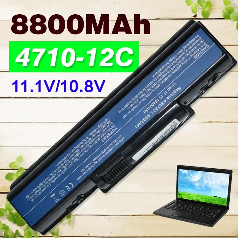 12 Cell Laptop Battery for Acer Aspire 4710 4720 5335 5338 5536 5735 5738 5540G 5734Z 5740G 5737Z 7715Z
12 Cell Laptop Battery for Acer Aspire 4710 4720 5335 5338 5536 5735 5738 5540G 5734Z 5740G 5737Z 7715Z