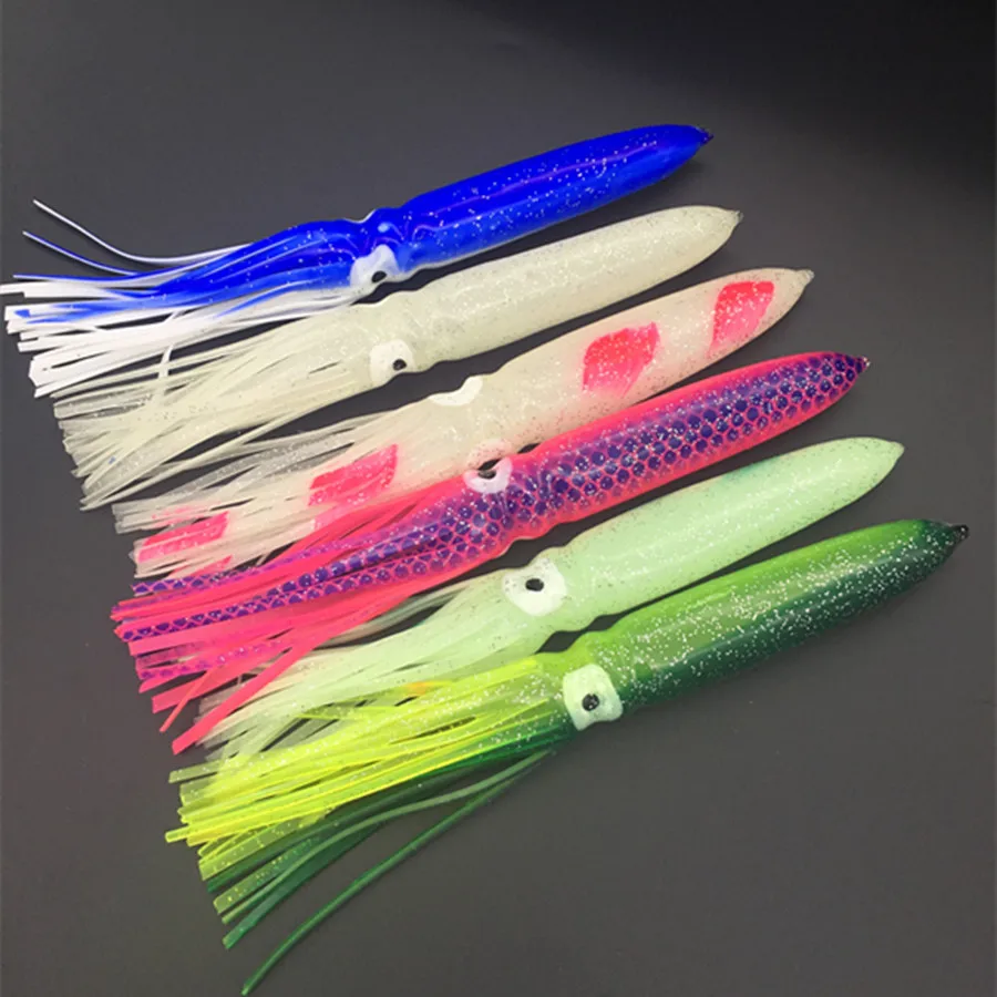 10pcs 18CM Heavy Lure for Pesca Sea Fishing Octopus Tuna Baits Soft Artifical Fishing Trolling Lure Skirt Squid
10pcs 18CM Heavy Lure for Pesca Sea Fishing Octopus Tuna Baits Soft Artifical Fishing Trolling Lure Skirt Squid